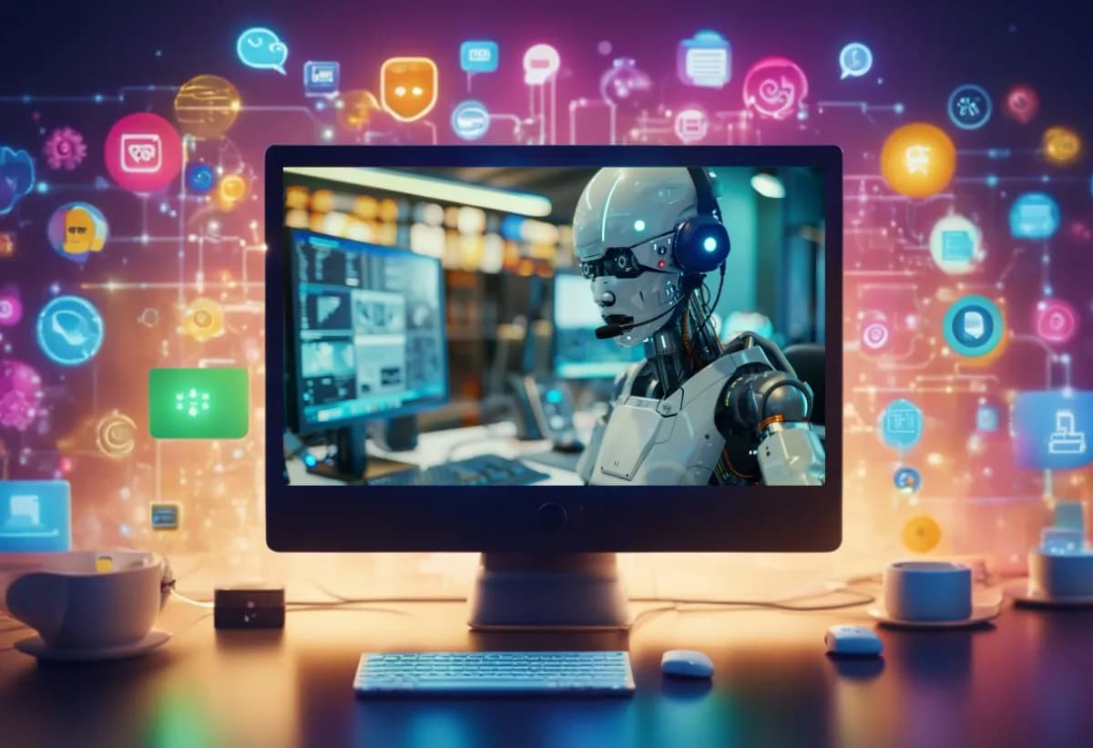 Computer-Screen-with-Conversational-Marketing-Chatbot-and-Social-Media-Icons