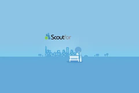 Scoutfor Media, a retro-styled classifieds platform with escrow capabilities and a Via Marketing client