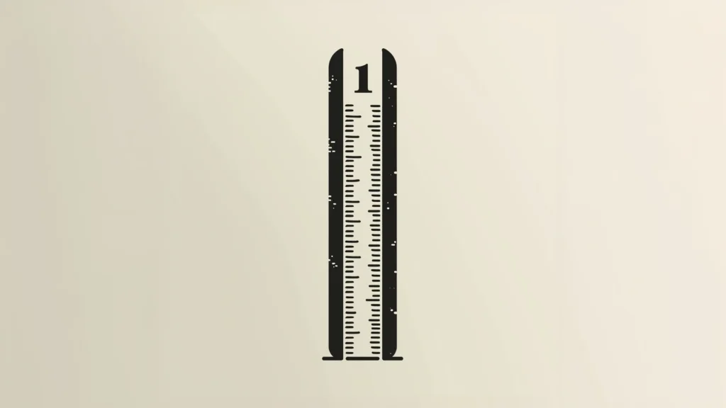 An illustration of a ruler signifies the importance of measuring the effectiveness of email marketing flows and campaigns.