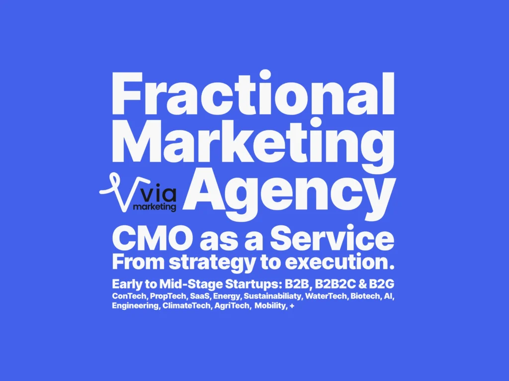 B2B Fractional Marketing Agency and Fractional CMO